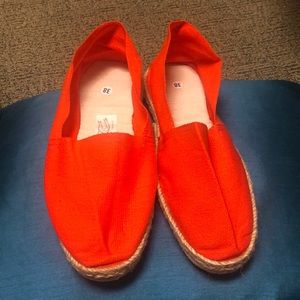 Orange flats